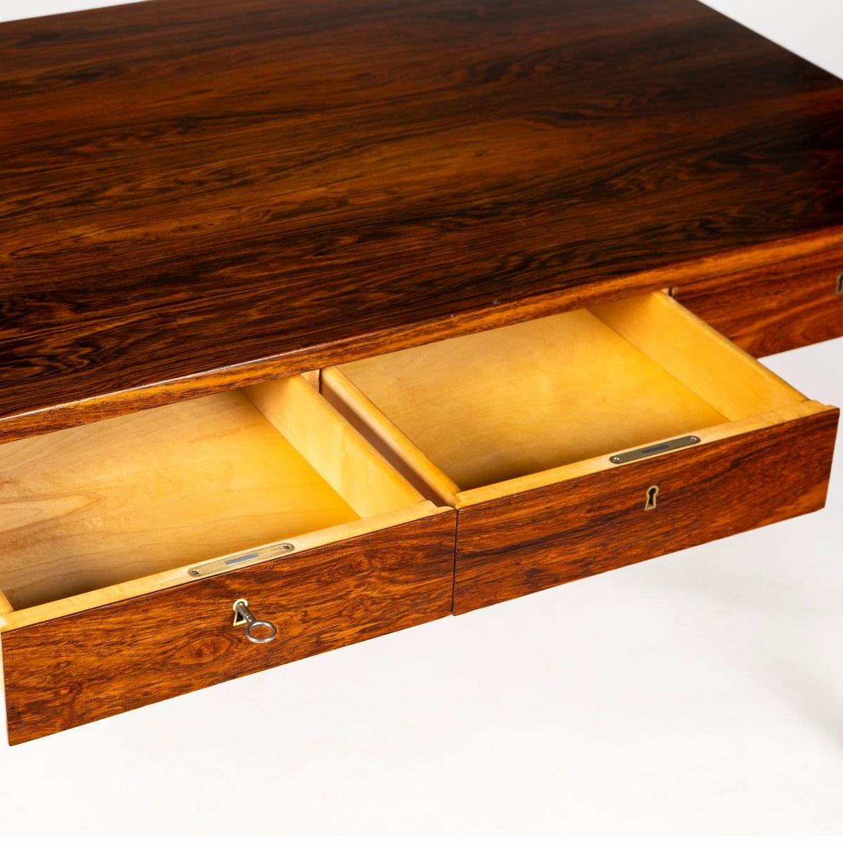 Severin Hansen Mid-Century Rosewood Desk, Model 36 For Sale 4