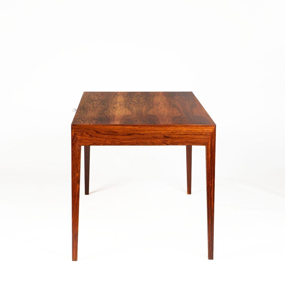 Severin Hansen Mid-Century Rosewood Desk, Model 36 In Good Condition For Sale In Kastrup, DK
