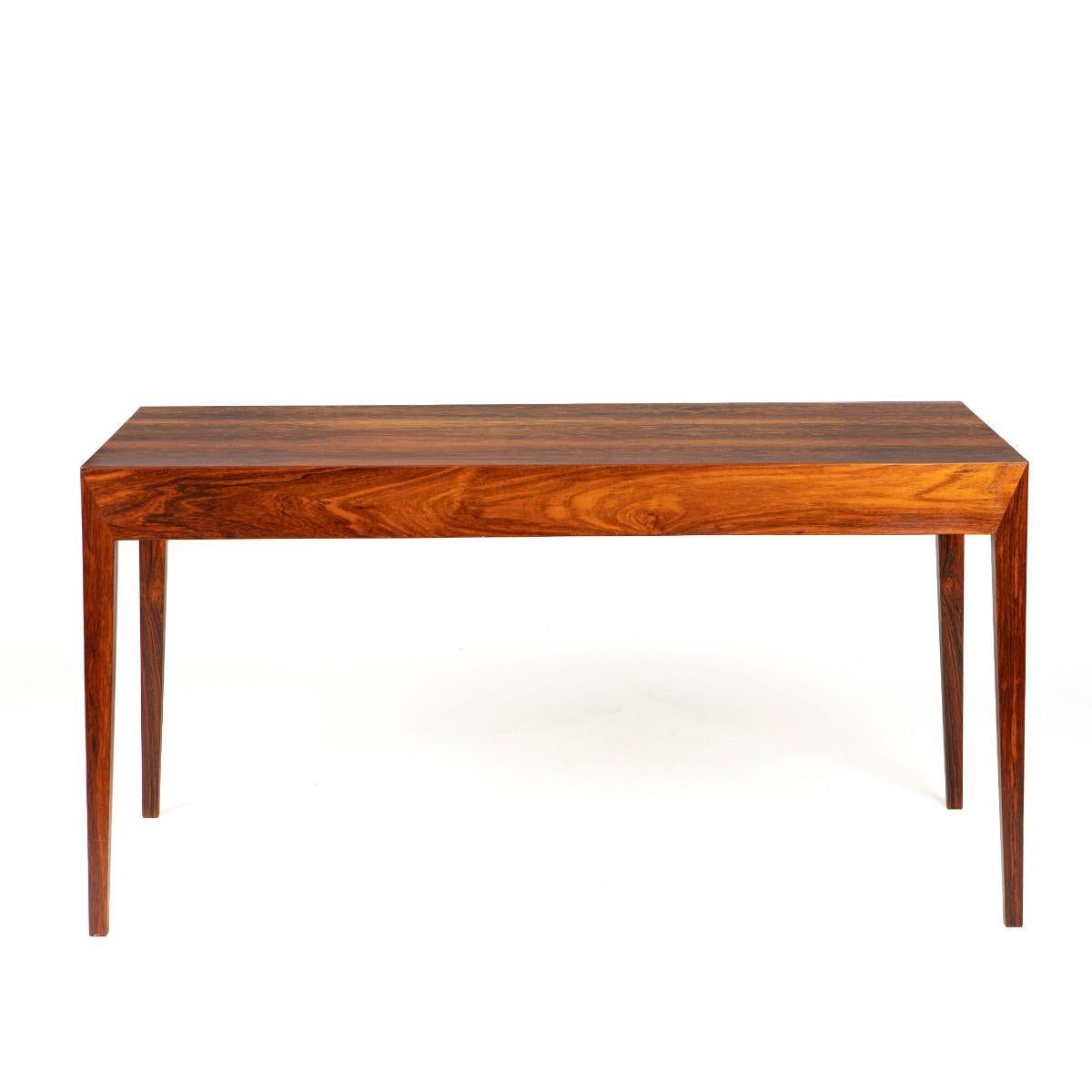 20th Century Severin Hansen Mid-Century Rosewood Desk, Model 36 For Sale