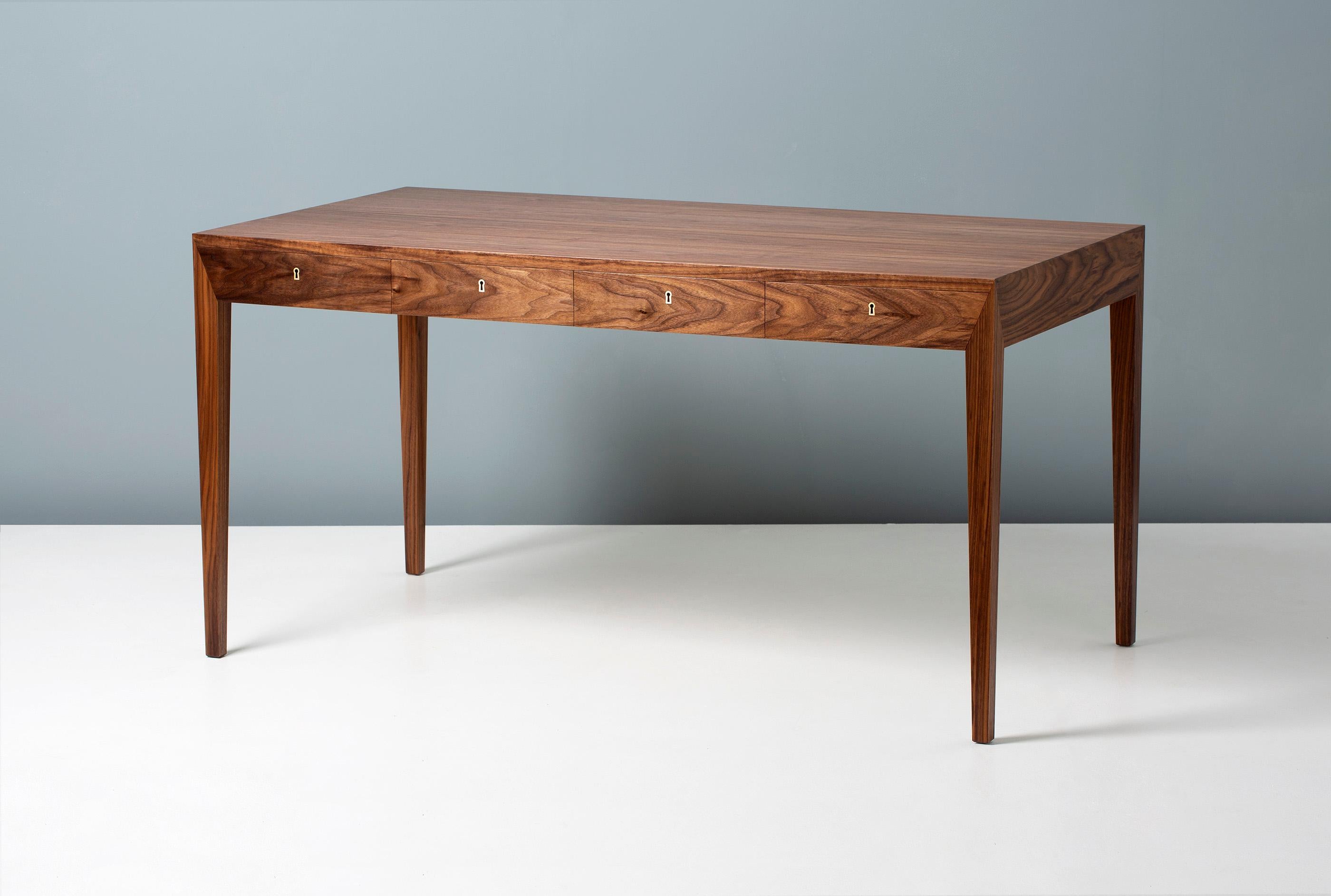 Severin Hansen Model 36 Walnut Desk In New Condition For Sale In London, GB