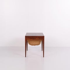 Severin Hansen Modell 40 Näh- bzw. Beistelltisch aus Palisanderholz von Haslev Møbelfabrik