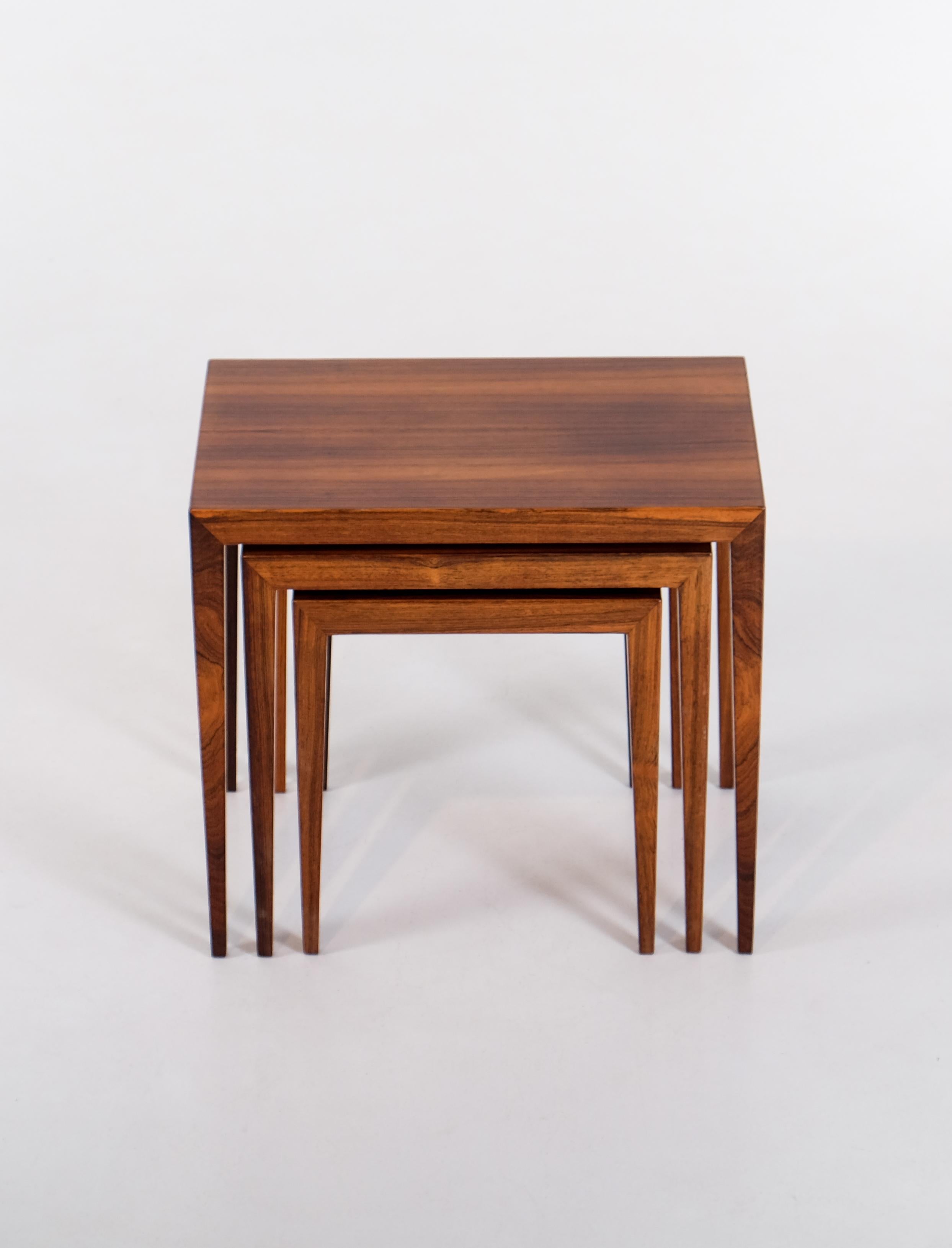 Scandinave moderne Tables gigognes Severin Hansen, années 1950 en vente