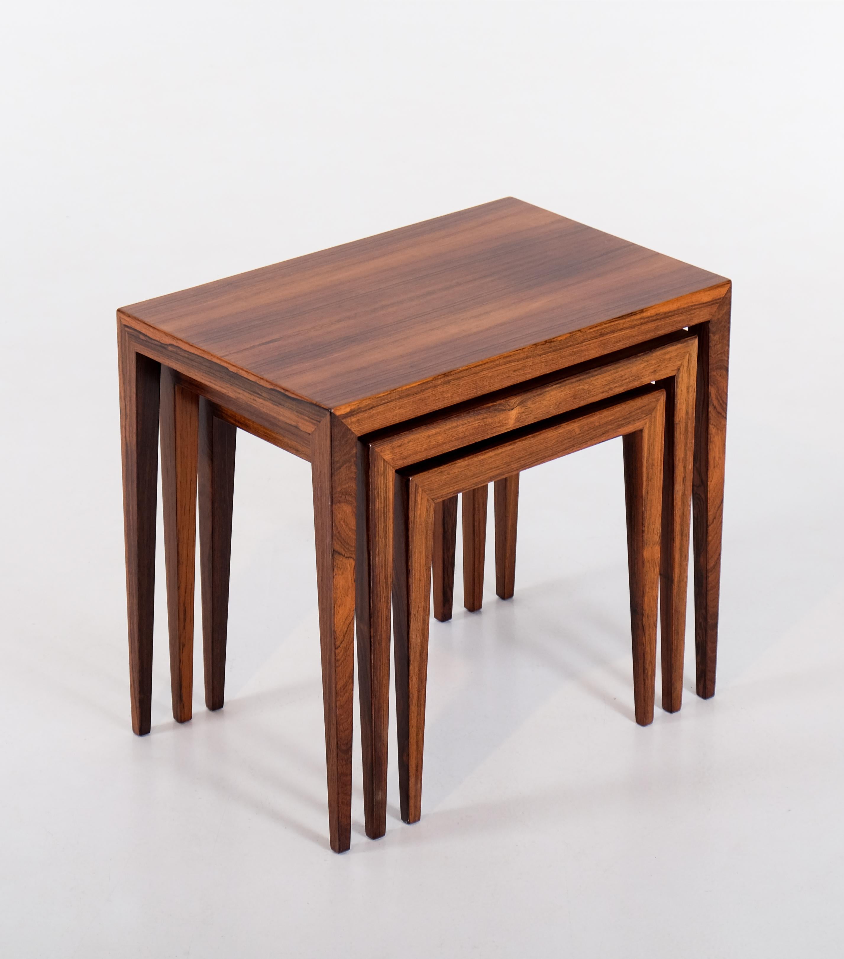 Tables gigognes Severin Hansen, années 1950 Bon état - En vente à Stockholm, SE