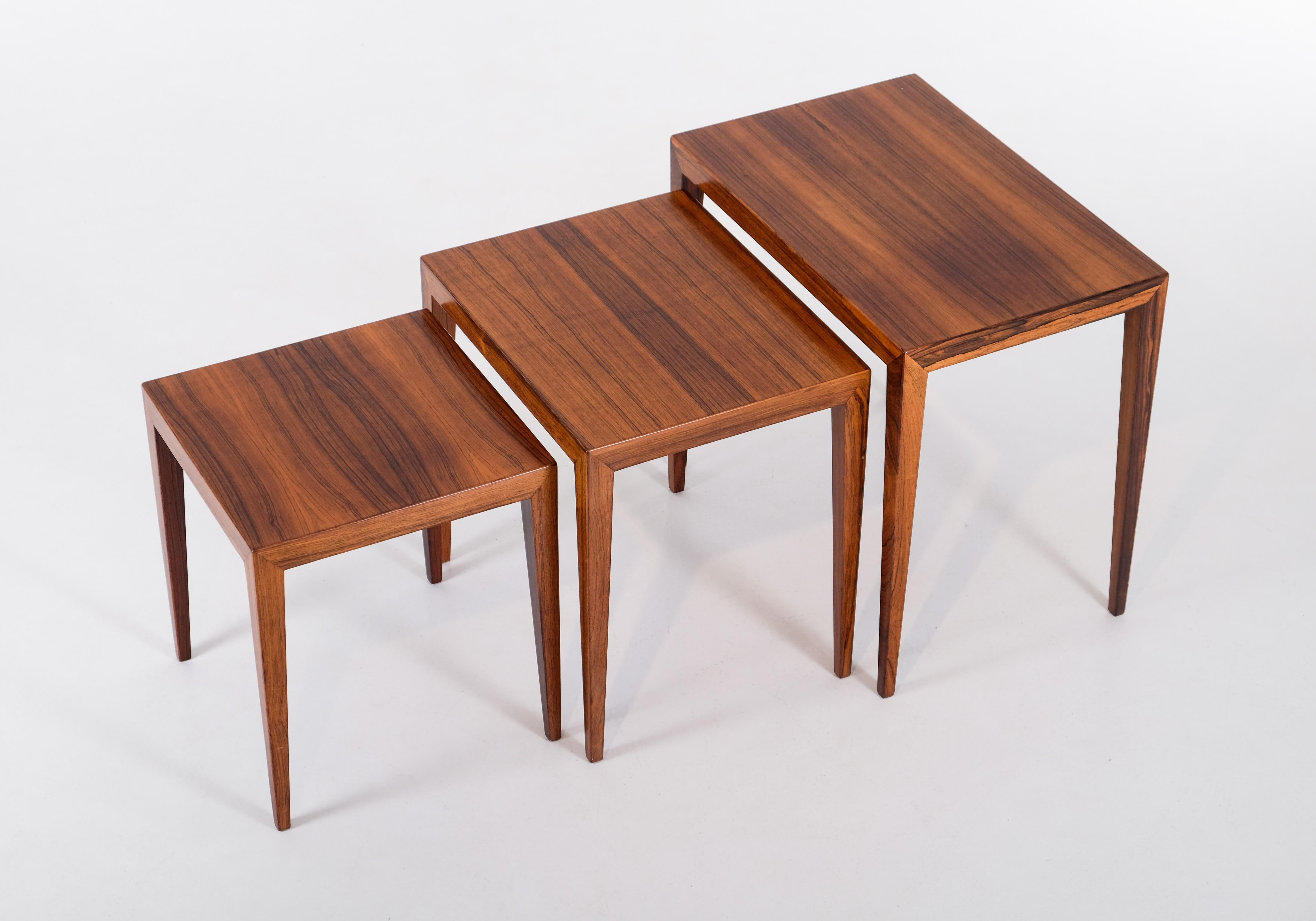 Tables gigognes Severin Hansen, années 1950 en vente 2
