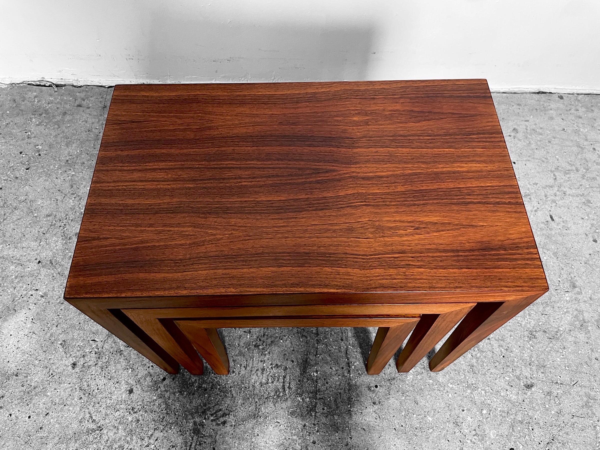 Mid-Century Modern Severin Hansen Nesting Tables For Sale