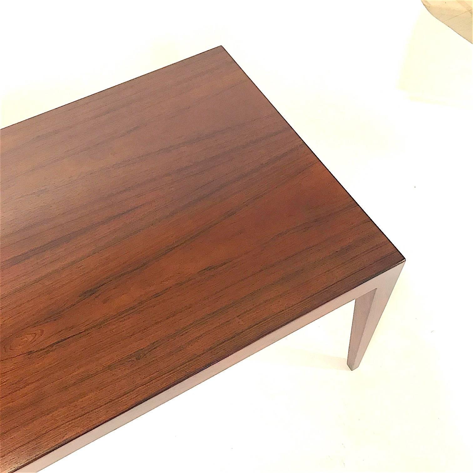 Mid-20th Century Severin Hansen Rosewood Coffee Table