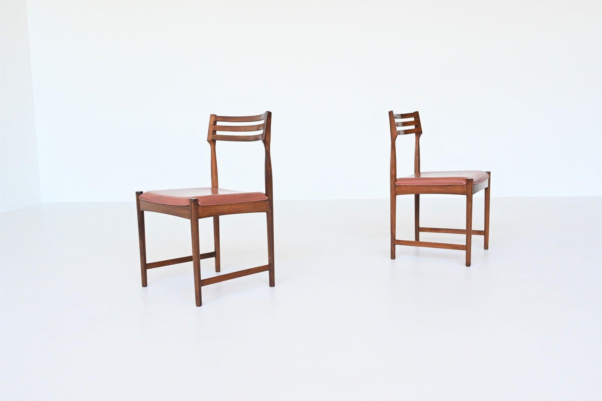Severin Hansen Rosewood Dining Chairs Bovenkamp Denmark 1960 7