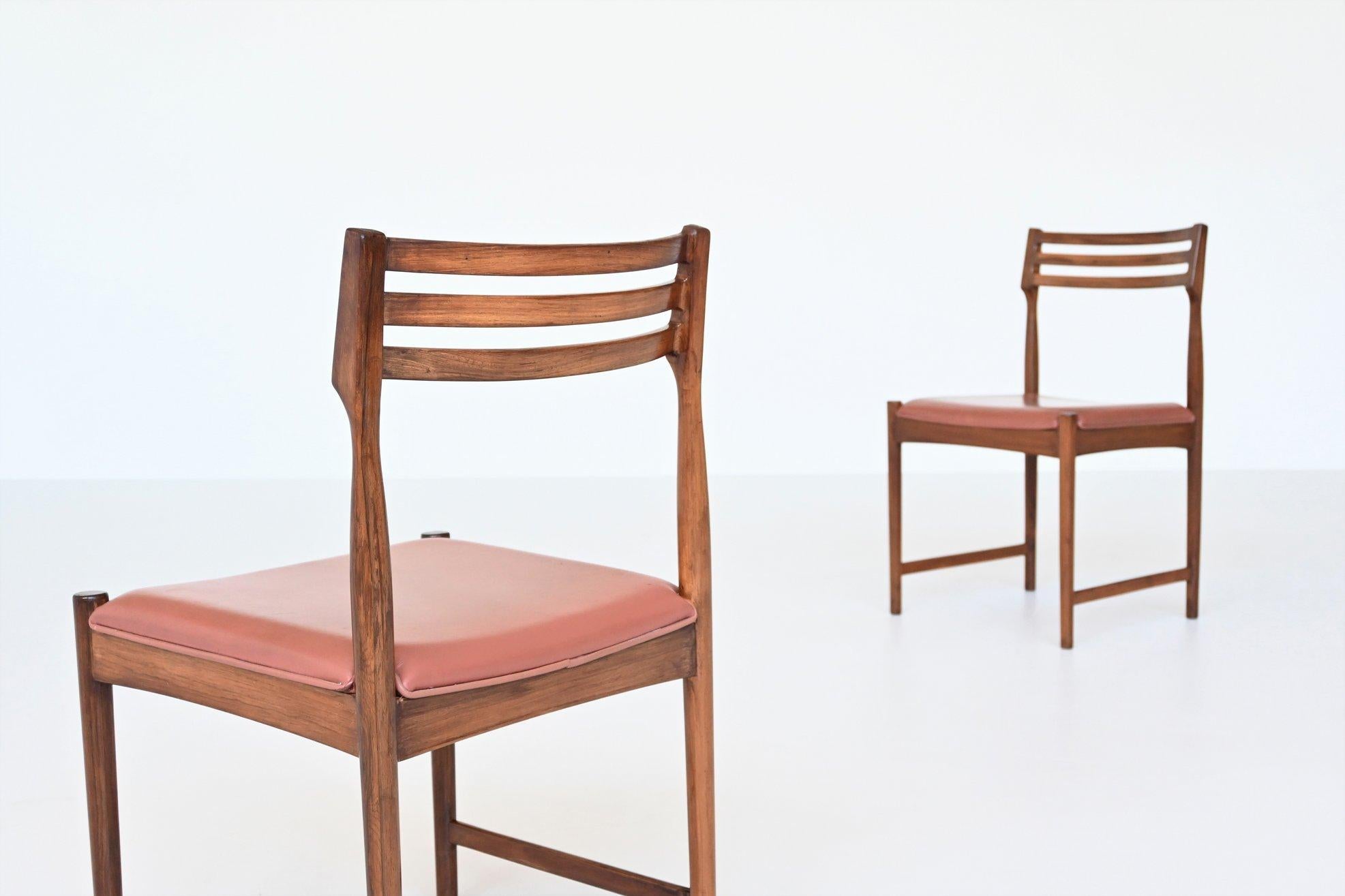 Severin Hansen Rosewood Dining Chairs Bovenkamp Denmark 1960 8