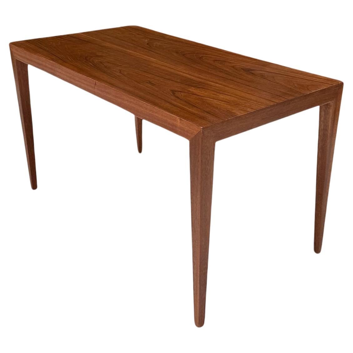 Mesa auxiliar de palisandro Severin Hansen para Haslev Mobelfabrik, Dinamarca Años 60 en venta