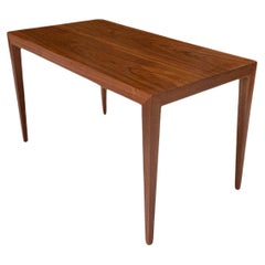 Severin Hansen Rosewood Side Table for Haslev Mobelfabrik, Denmark 1960's