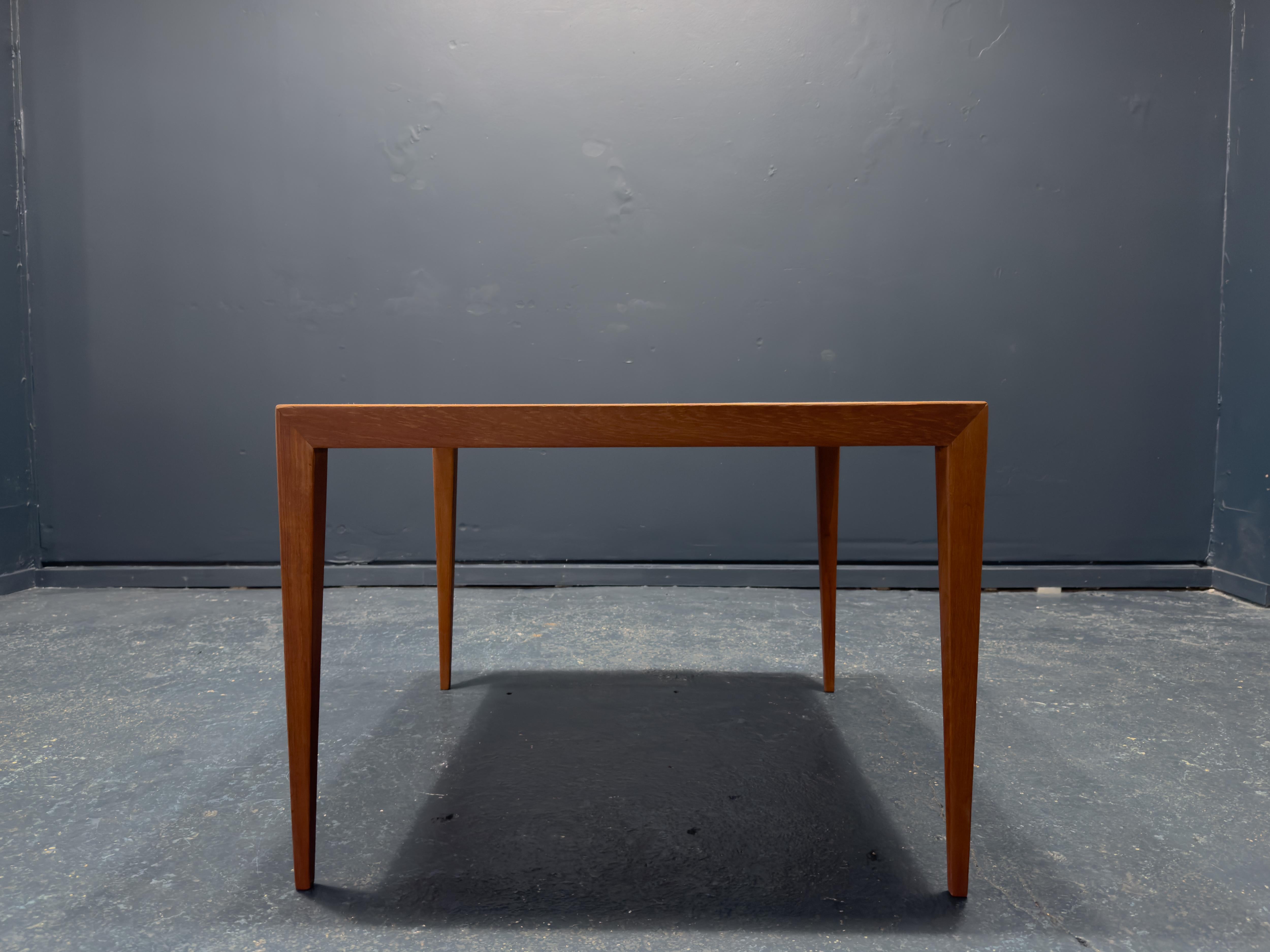 Danish Severin Hansen & Royal Copenhagen Teak Coffee Table For Sale