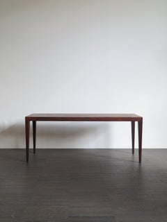 Severin Hansen Scandinavian Mid-Century Modern Design Dark Wood Coffe Table