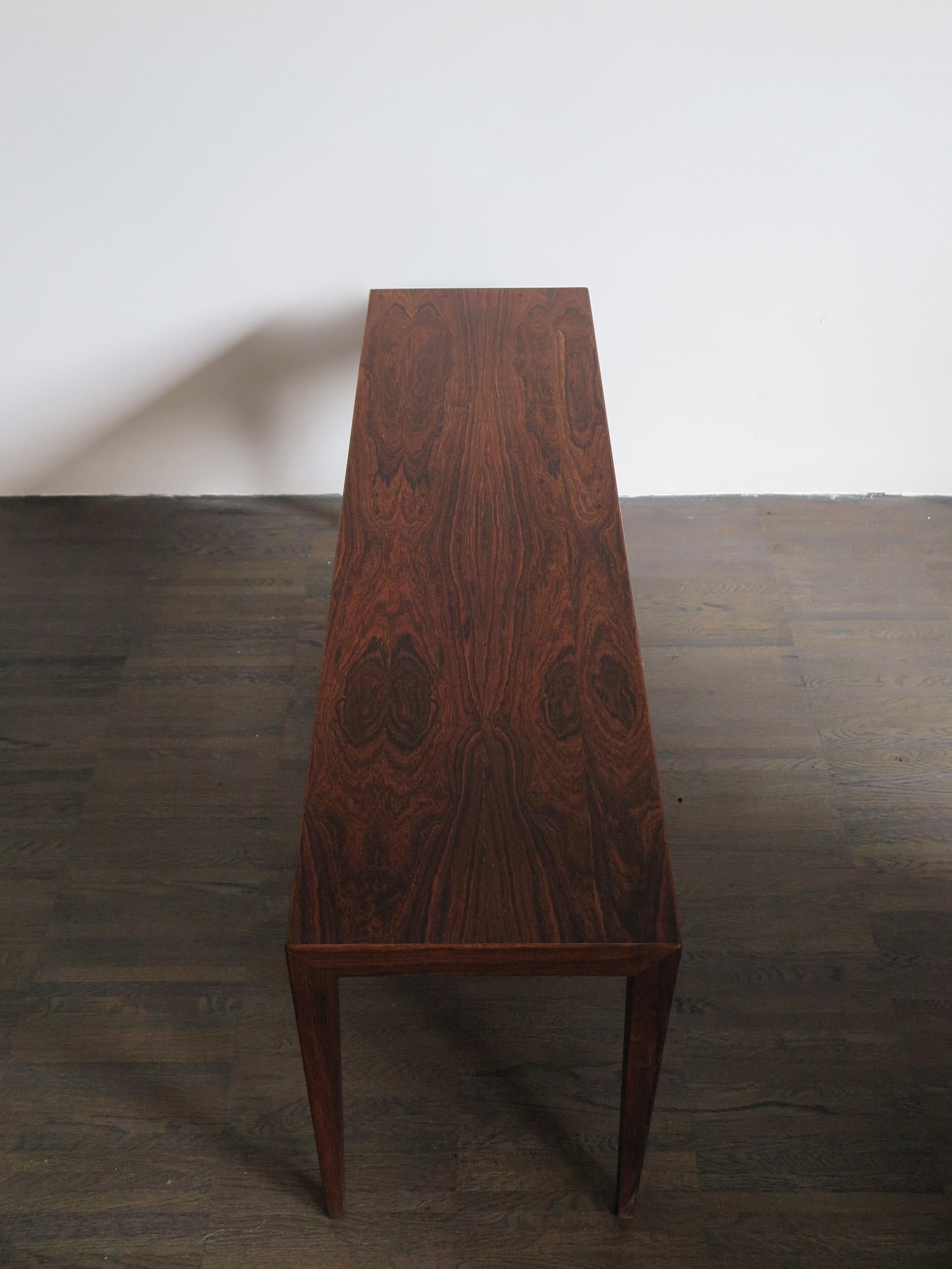 Scandinavian Modern Severin Hansen Scandinavian Mid-Century Modern Design Dark Wood Coffe Table