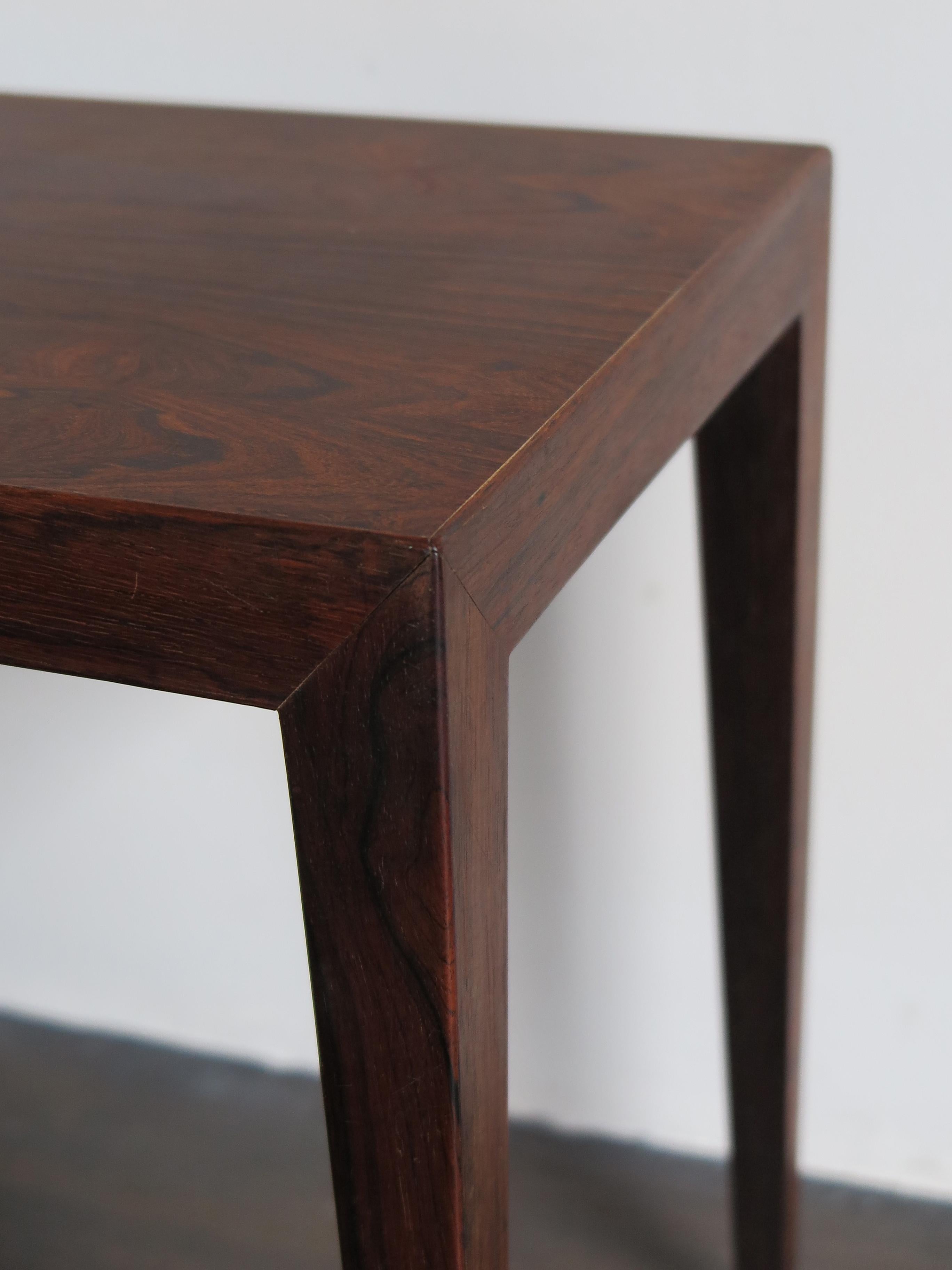 Mid-20th Century Severin Hansen Scandinavian Mid-Century Modern Design Dark Wood Coffe Table