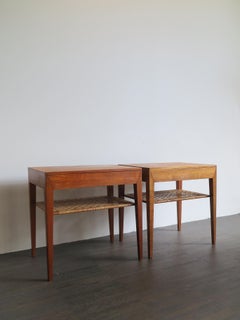 Severin Hansen Scandinavian Midcentury Modern Teak Side Tables, 1950s