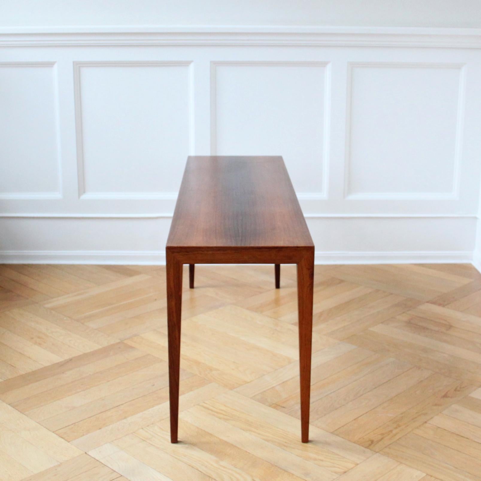 Danish Severin Hansen, Scandinavian Modern Table in Rosewood, Denmark 1950s For Sale