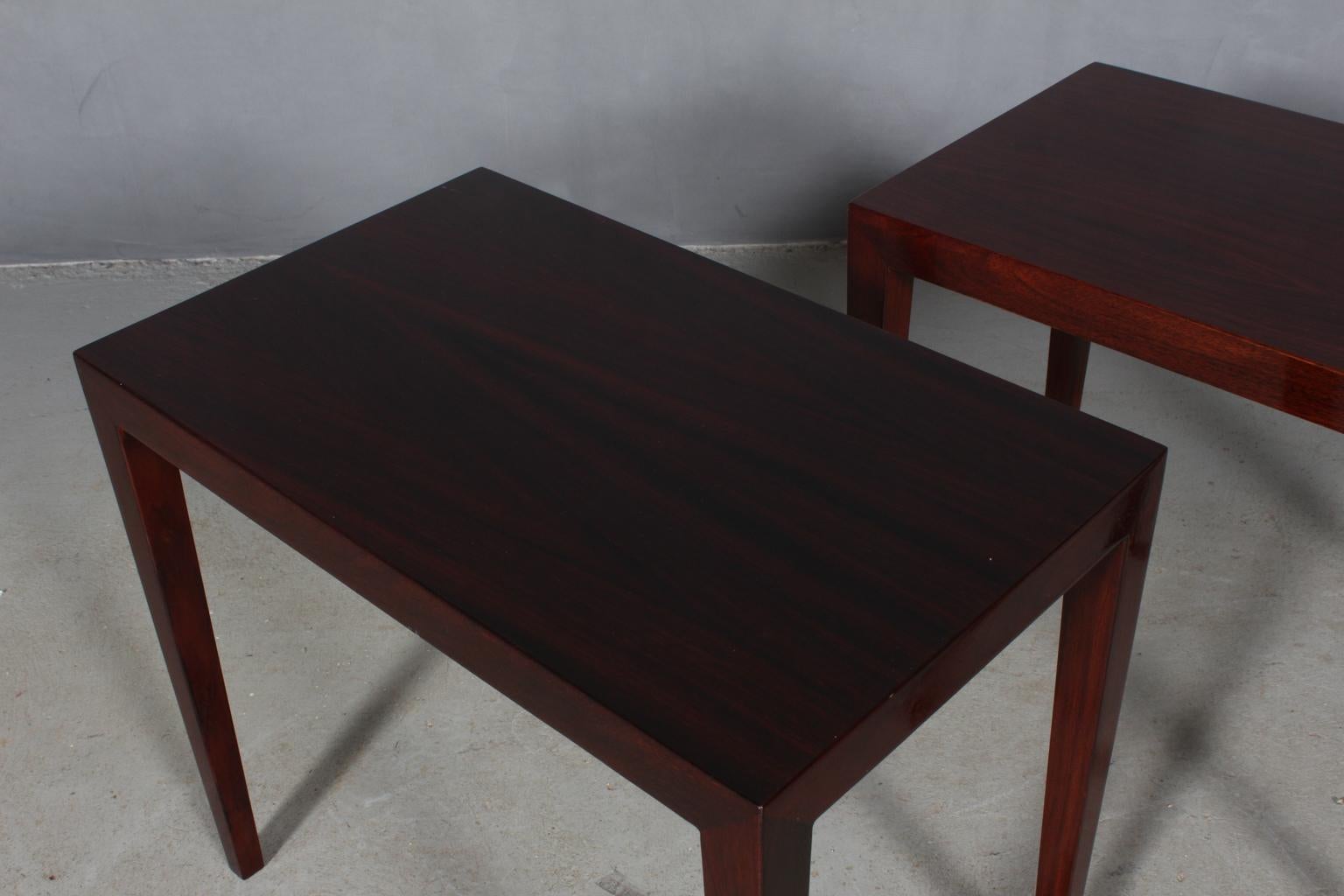 Danish Severin Hansen Set of Side Tables / Bed Side Tables