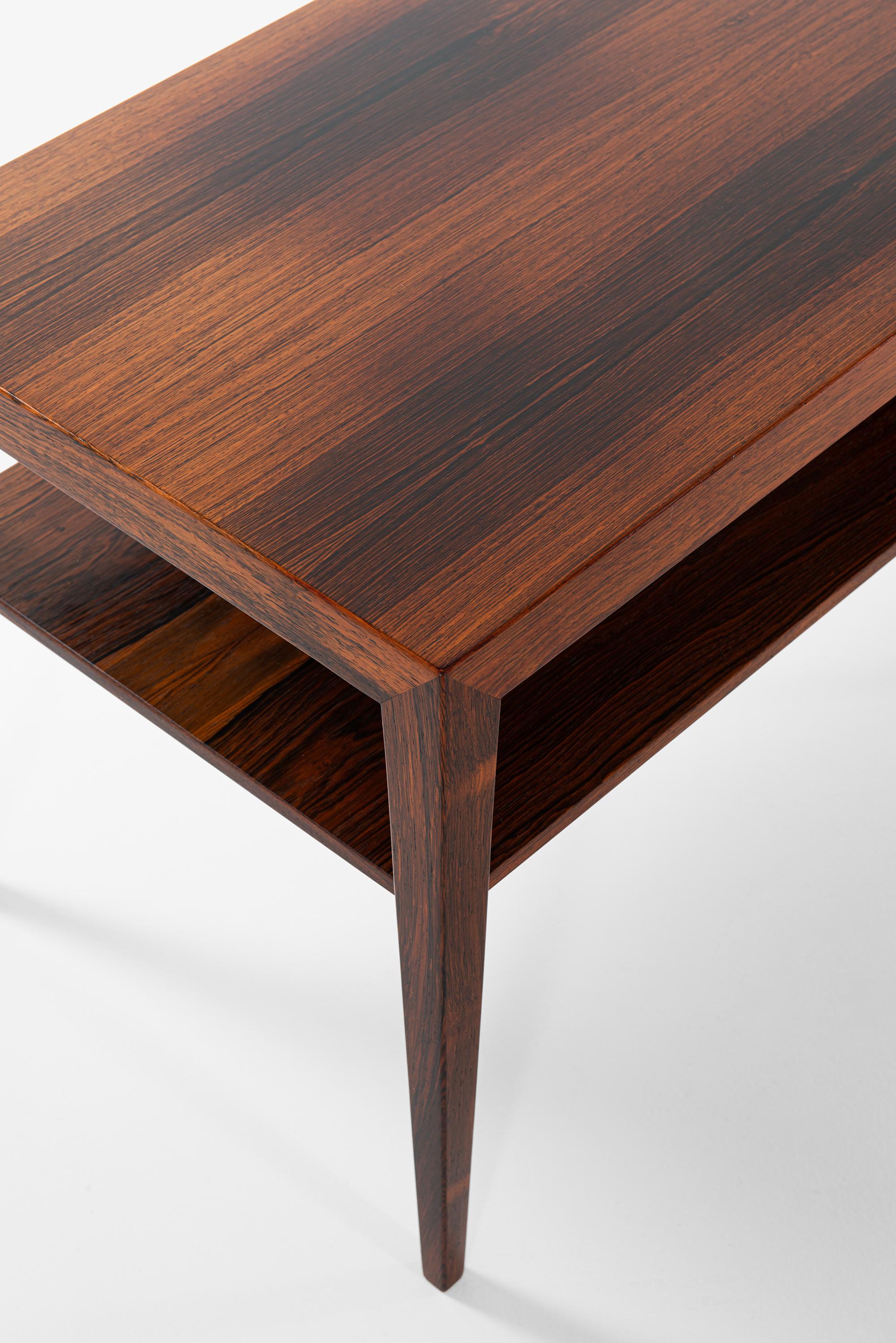 Rare side table designed by Severin Hansen. Produced by Haslev Møbelsnedkeri in Denmark.