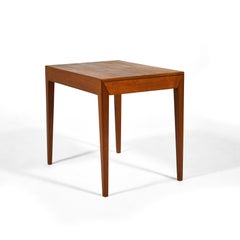 Severin Hansen Side Table/ Nightstand by Haslev Mobelfabrik