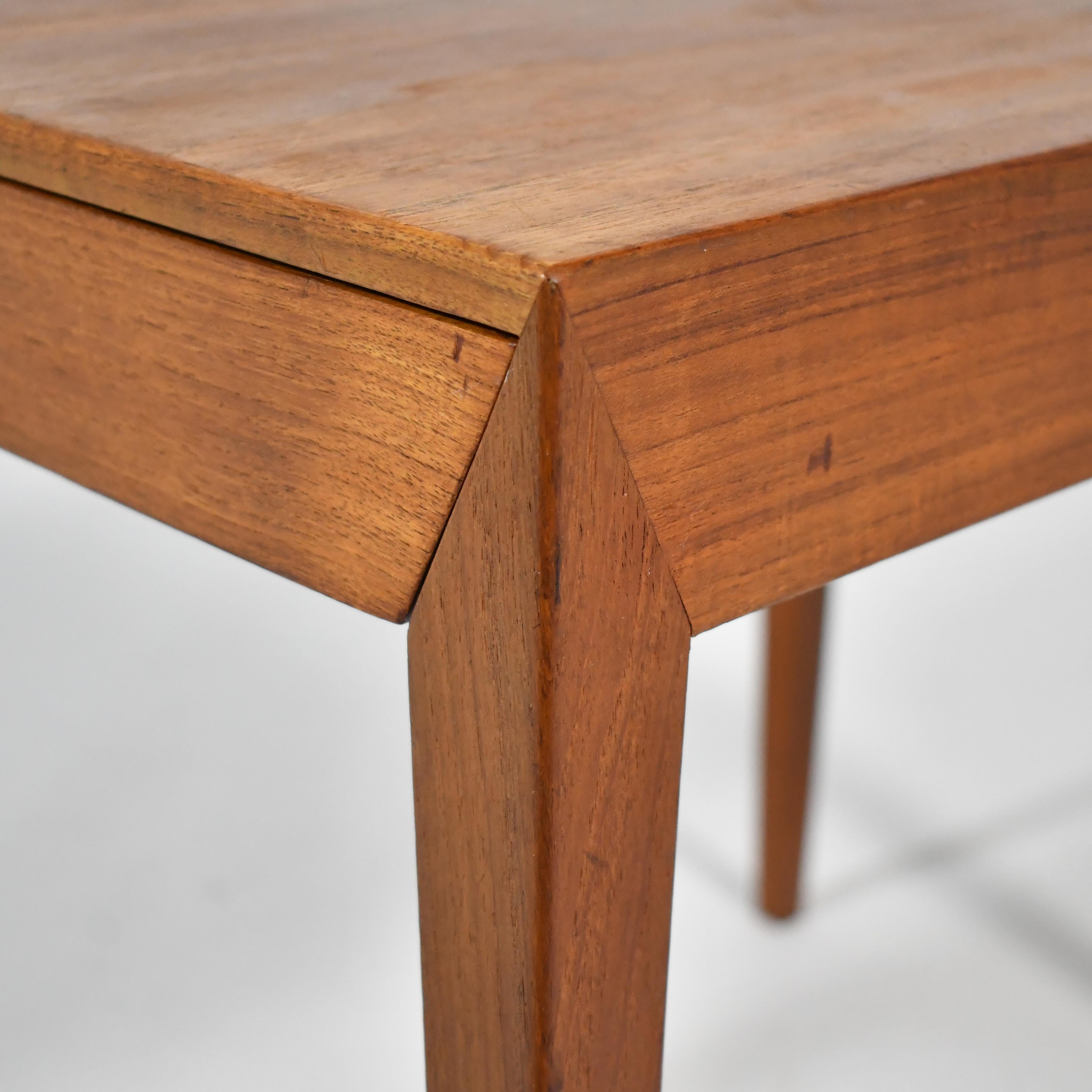 Severin Hansen Side Table/ Nightstand by Haslev Mobelfabrik For Sale 1