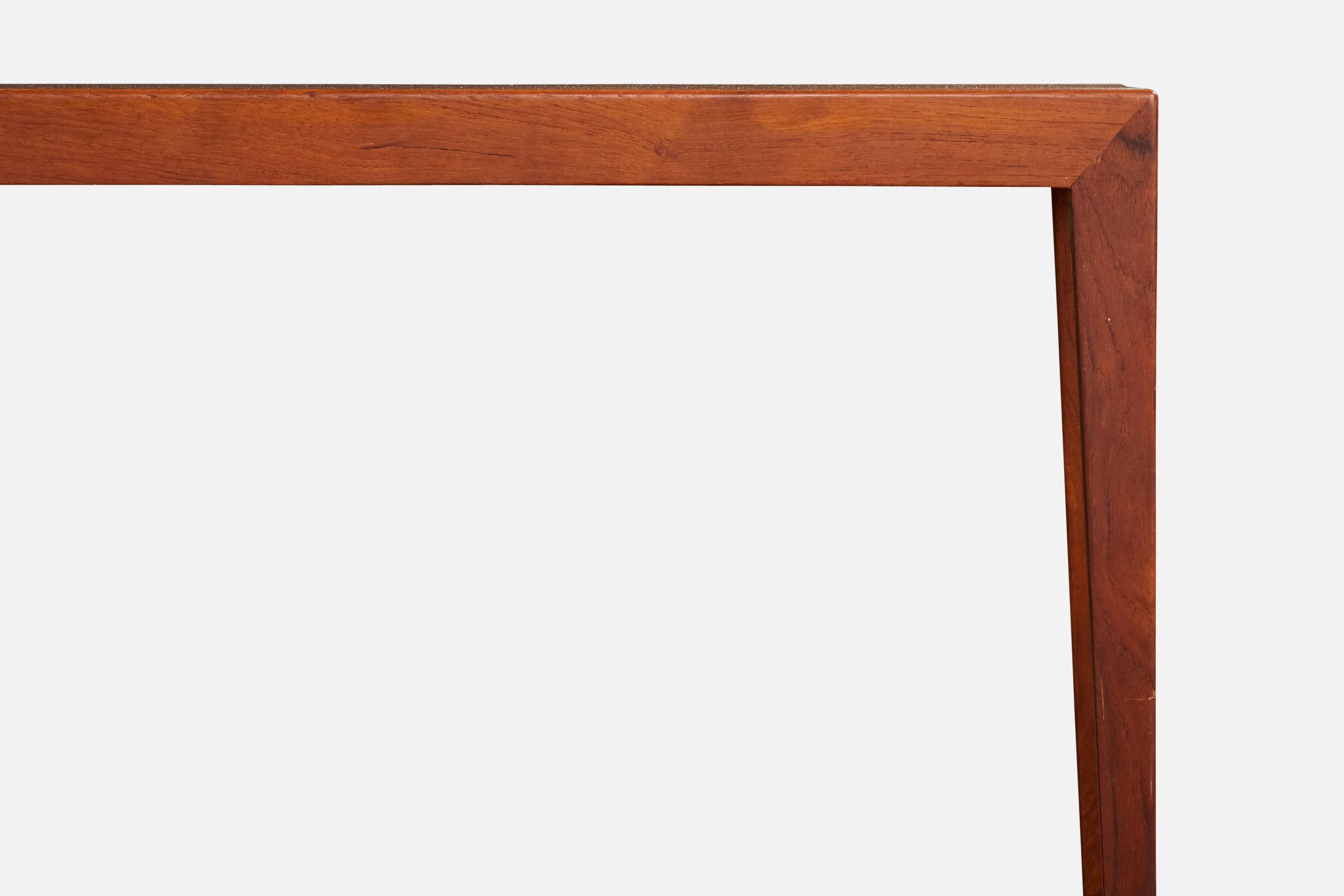 Severin Hansen, Side Table, Teak, Denmark, 1950s In Fair Condition For Sale In High Point, NC