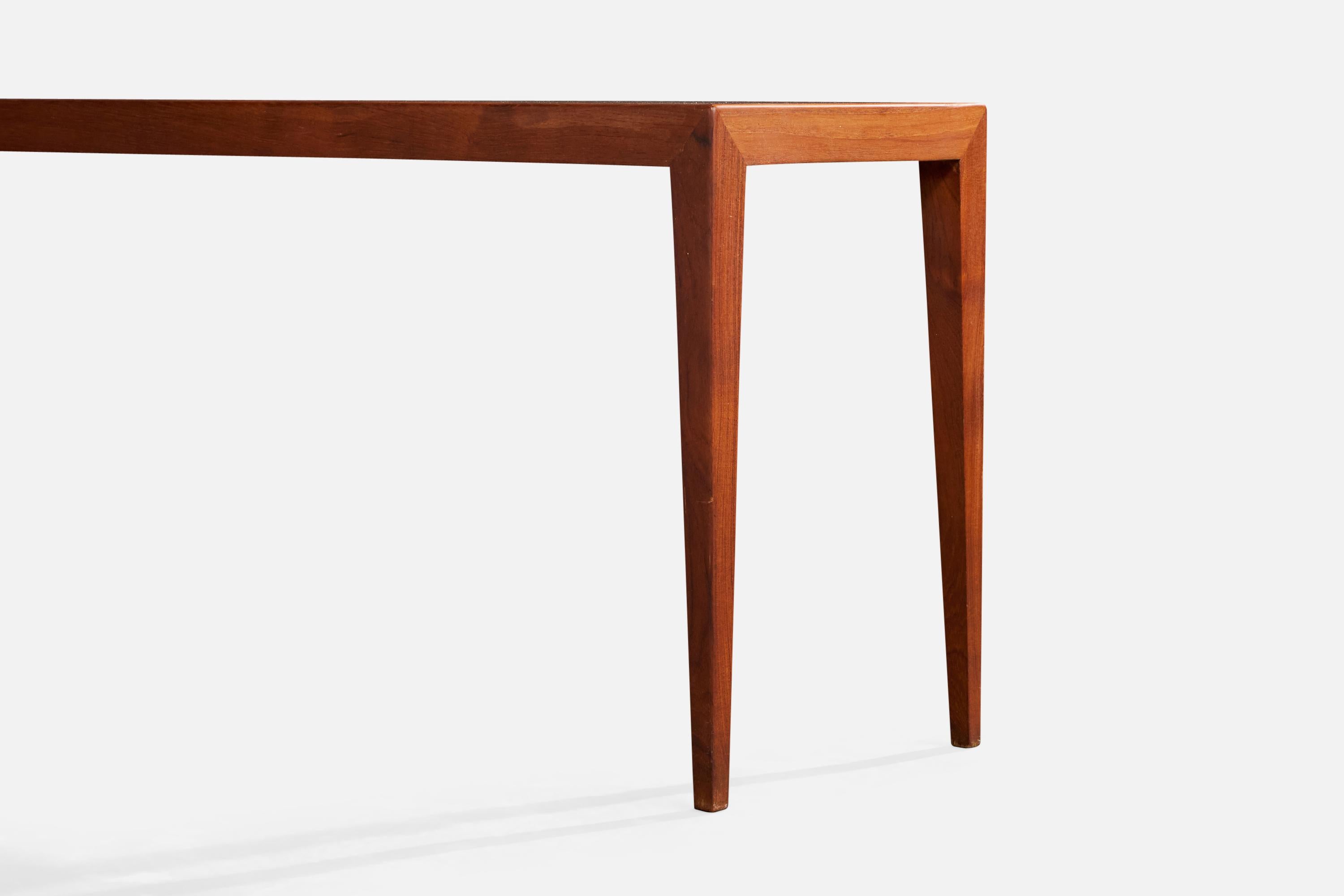Severin Hansen, Side Table, Teak, Denmark, 1950s For Sale 2