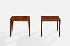 Severin Hansen, Side Tables, Rosewood, Denmark, 1960s