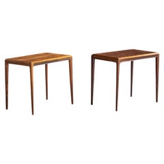Severin Hansen, Side Tables, Rosewood, Denmark, 1960s