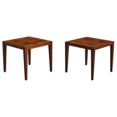 Severin Hansen, Side Tables, Rosewood, Denmark, 1960s