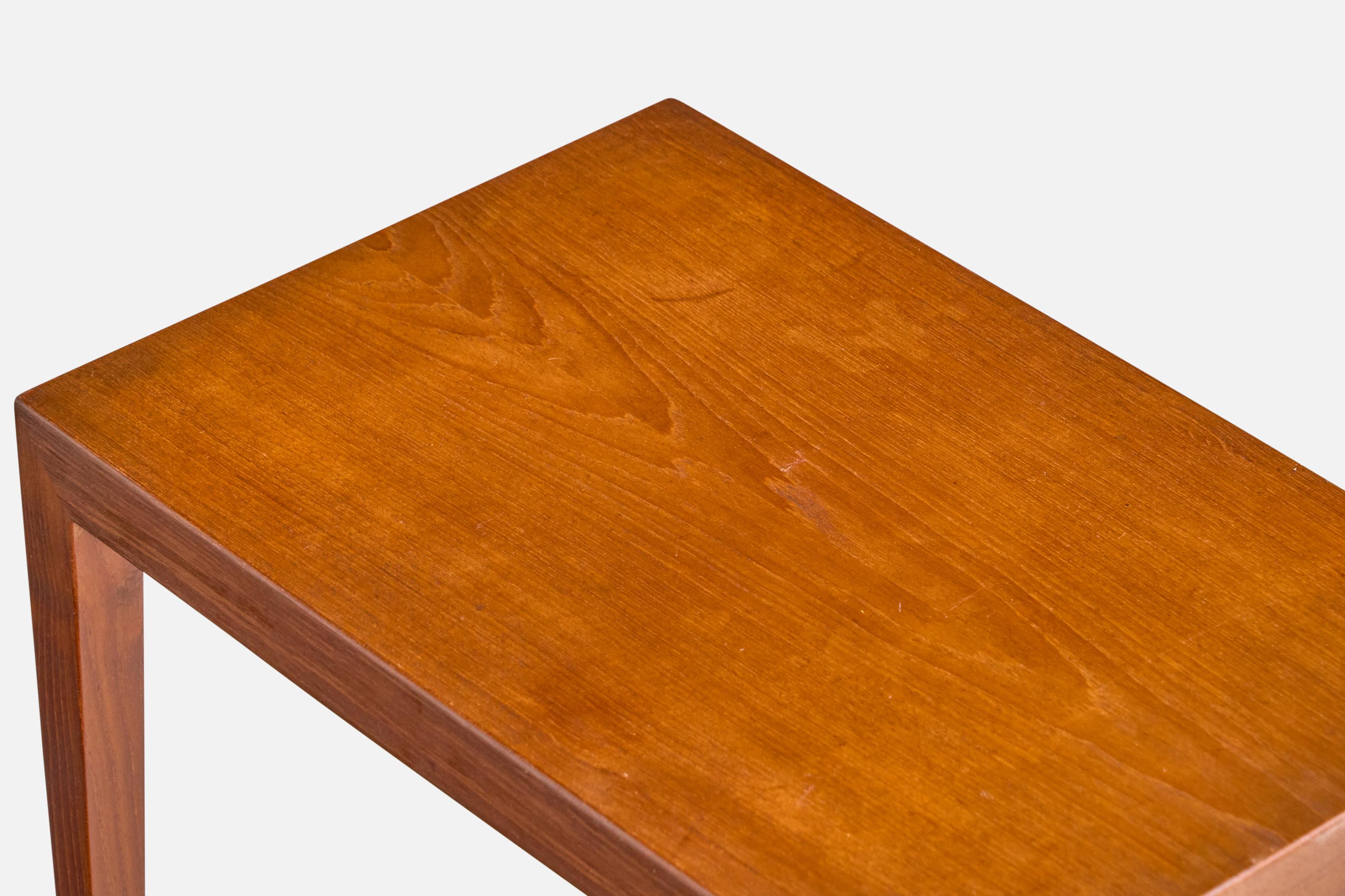 Teck Severin Hansen, tables d'appoint, teck, Danemark, années 1950 en vente