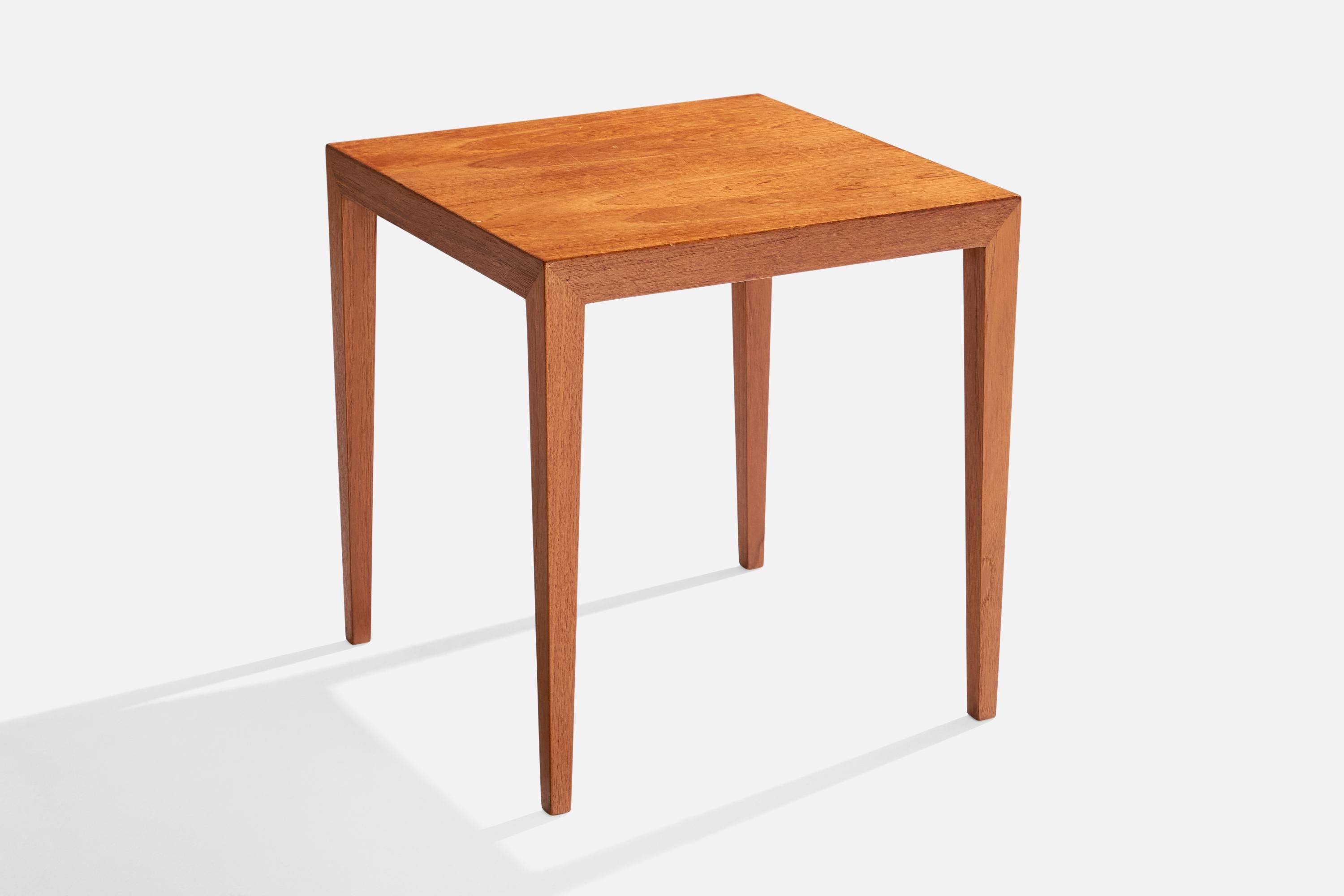 Severin Hansen, tables d'appoint, teck, Danemark, années 1960 en vente 3