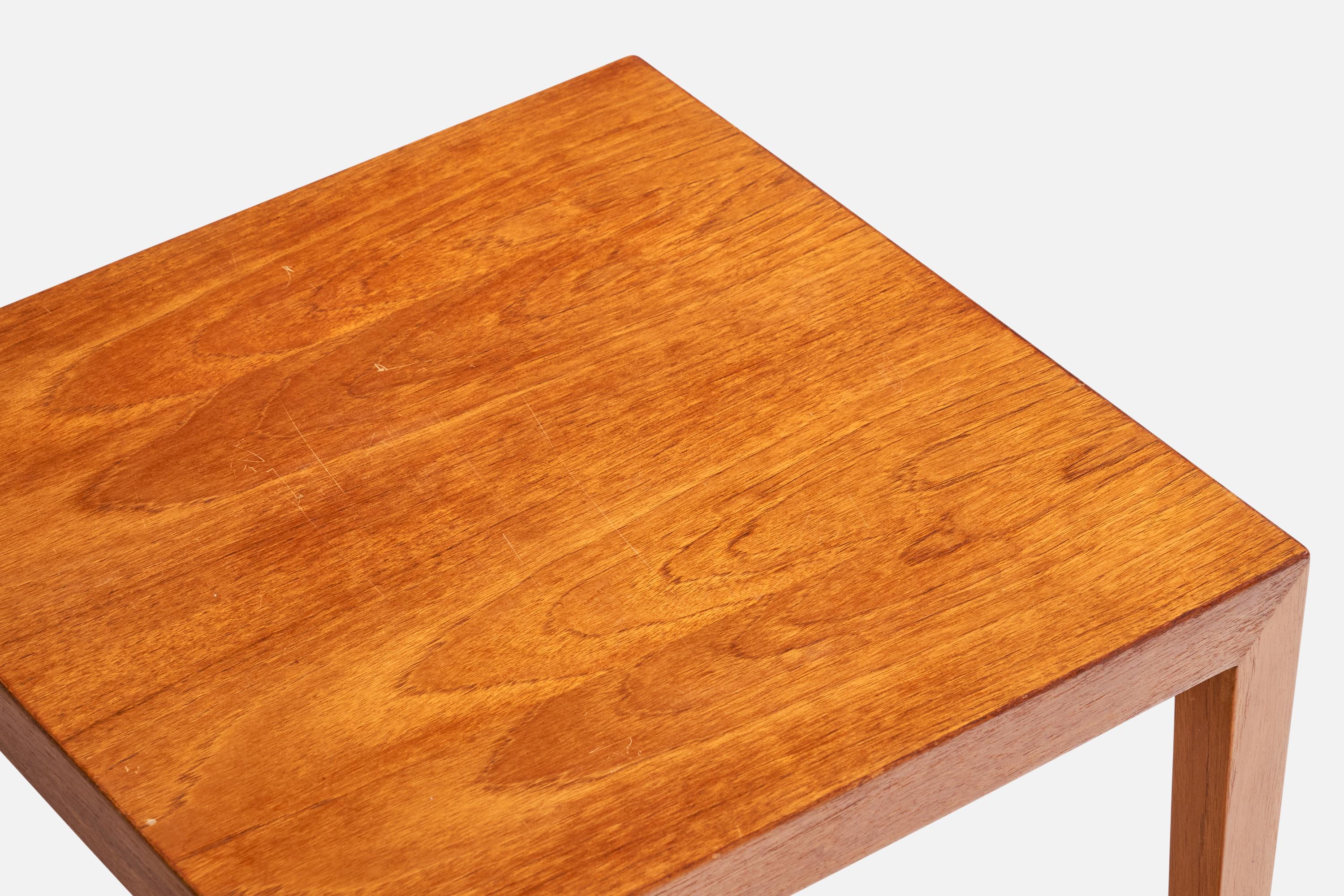 Milieu du XXe siècle Severin Hansen, tables d'appoint, teck, Danemark, années 1960 en vente