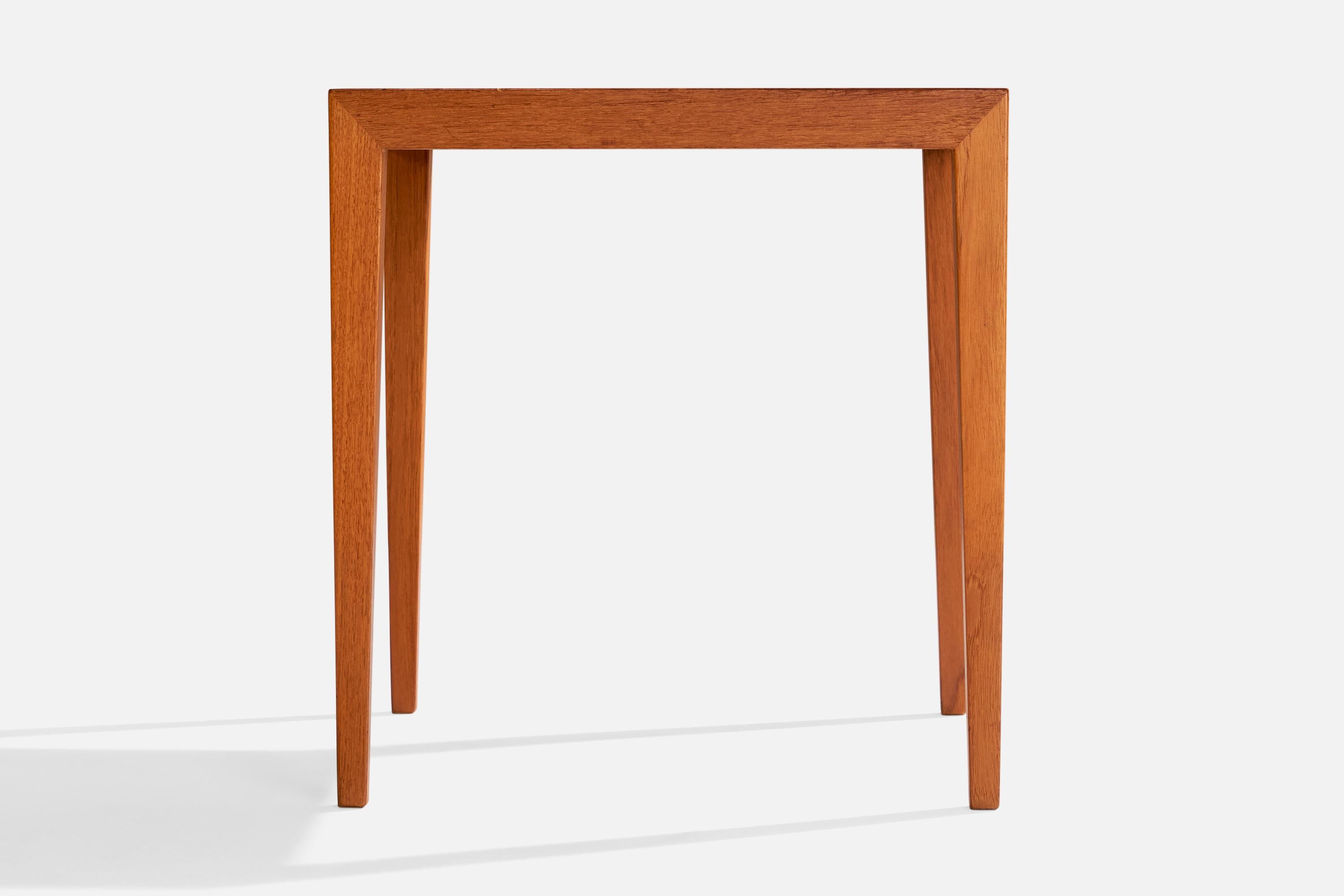 Teck Severin Hansen, tables d'appoint, teck, Danemark, années 1960 en vente