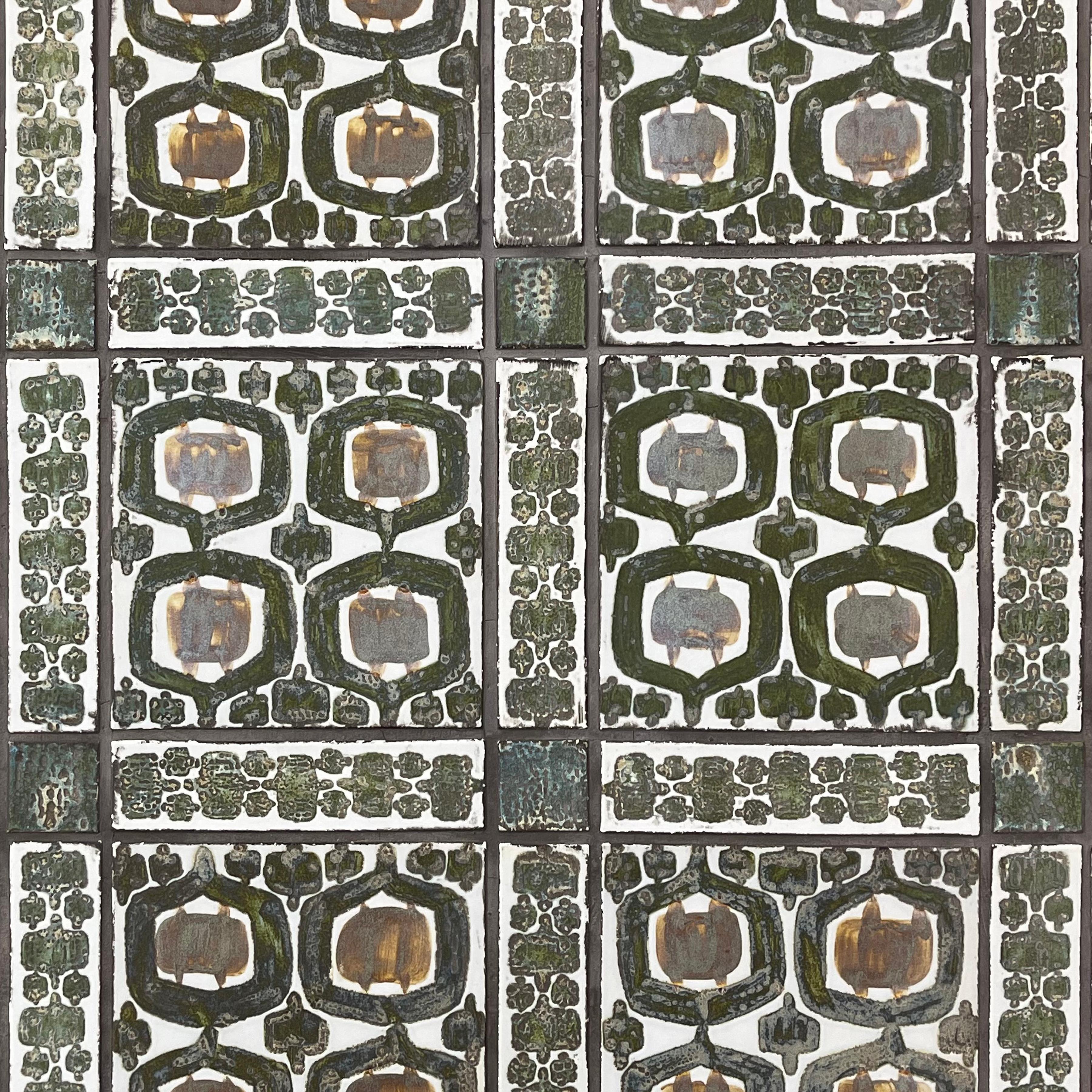 Mid-20th Century Severin Hansen Table with Royal Copenhagen Tile Top For Sale