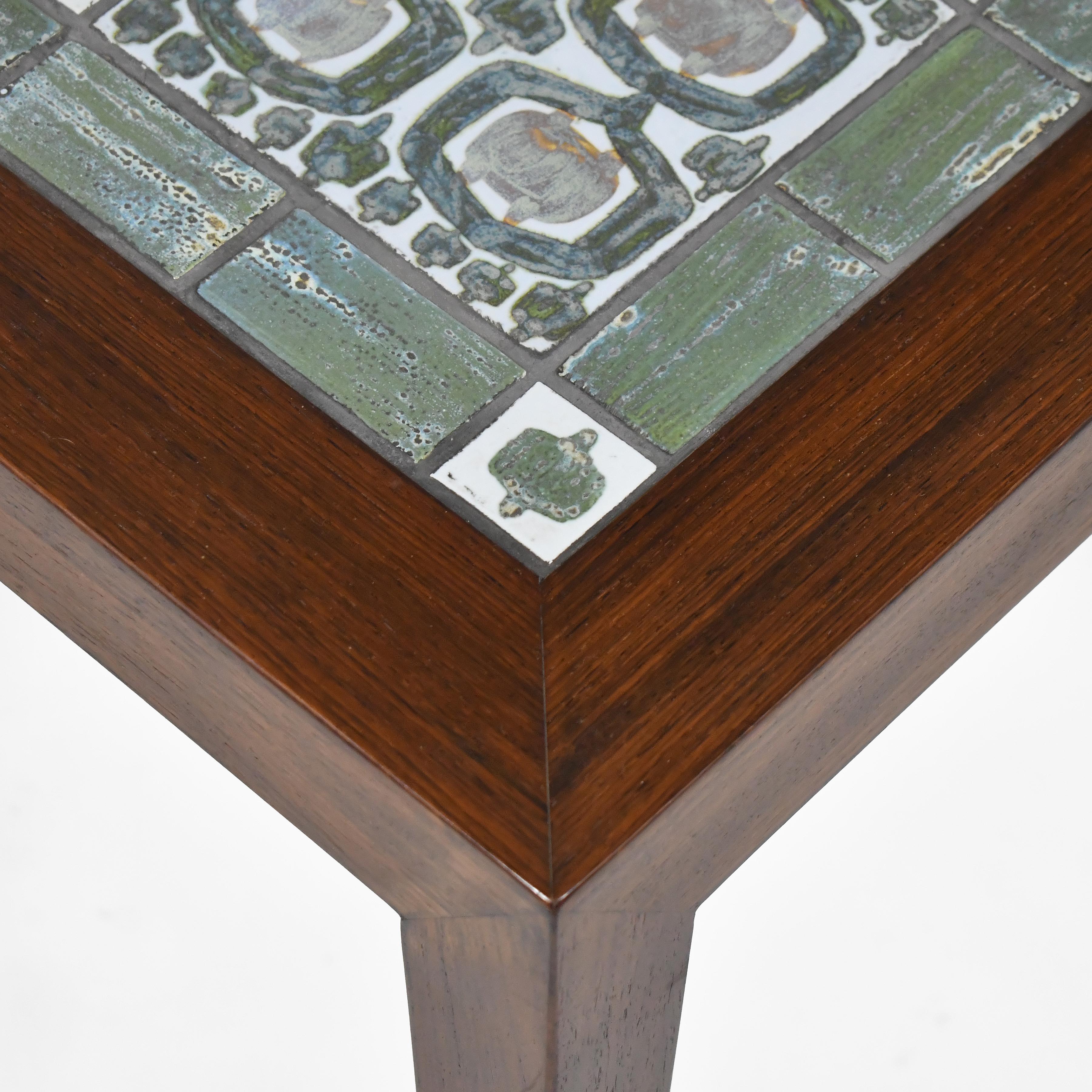 Ceramic Severin Hansen Table with Royal Copenhagen Tile Top For Sale