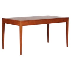 Severin Hansen Teak Desk for Haslev, Denmark 1960