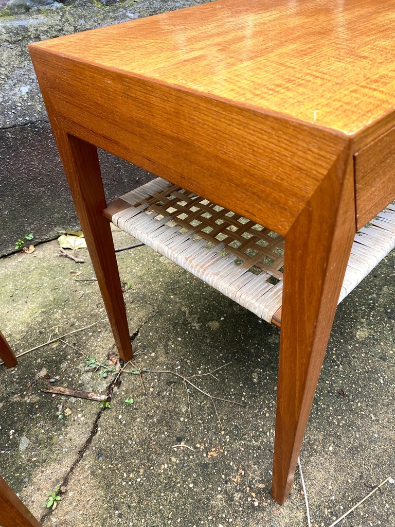 Severin Hansen Teak Night Stands For Sale at 1stDibs