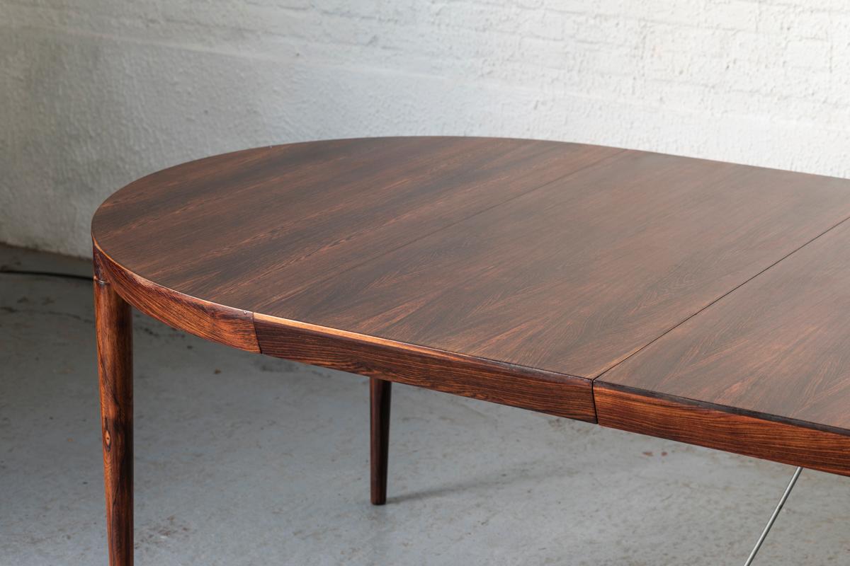 Severin Hansen XL extendable Dining Table 'Model 71' for Haslev, Denmark 1960s  6