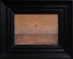 Peinture impressionniste au coucher de soleil de l'époque où l'Artistics séjournait à Paris dans les années 1870