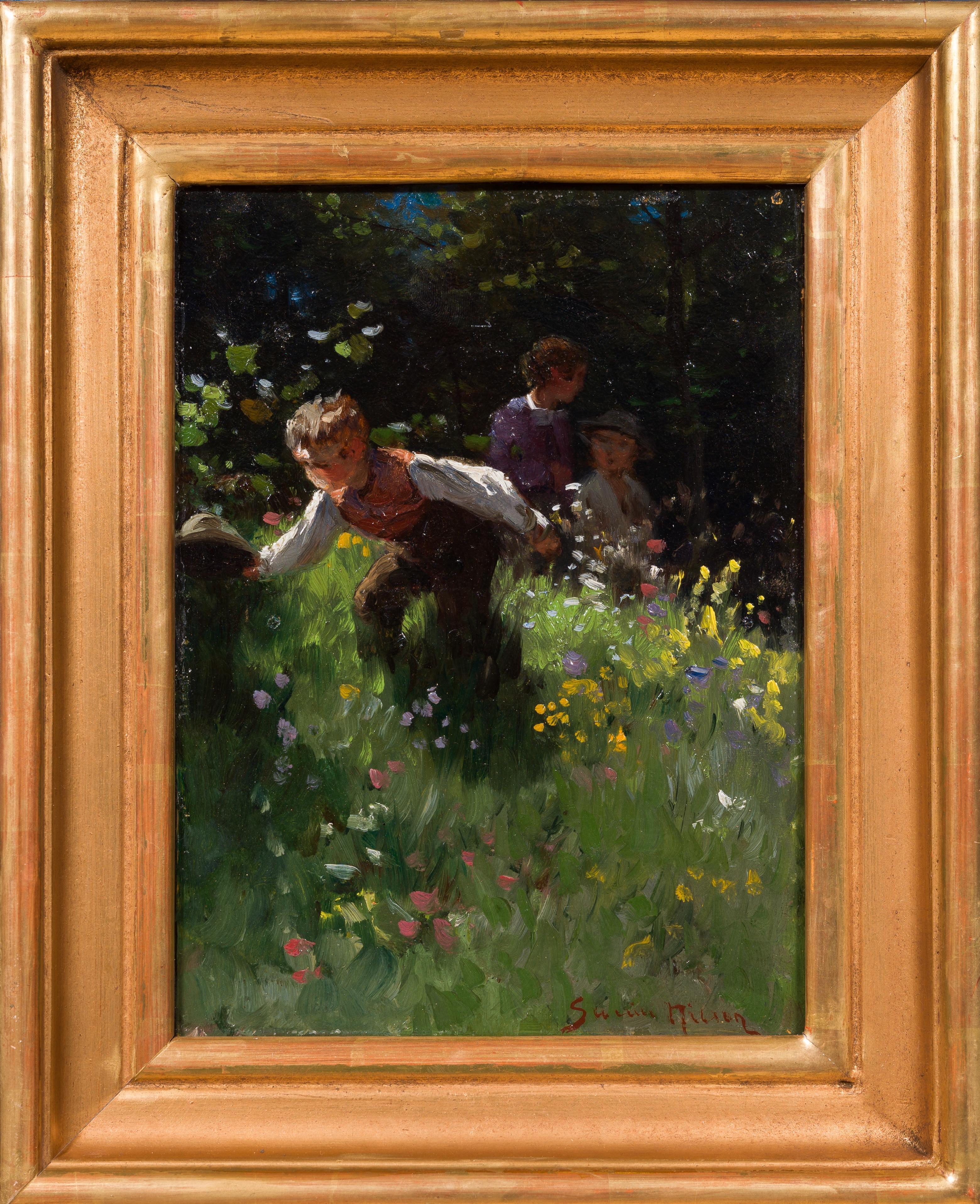 Severin Nilson (1846-1918) Schweden

Kinder auf einer Blumenwiese

signiert unten rechts Severin Nilson
Öl auf Karton auf Platte gelegt
ungerahmt 25 × 18 cm (9,8 × 7,1 Zoll)
gerahmt 32,5 × 26,5 cm (12,8 × 10,4 Zoll)

Provenienz:
Privatsammlung,