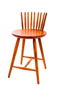 "Severino" Brazilian Peroba Rosa Reclaimed Wood Stool