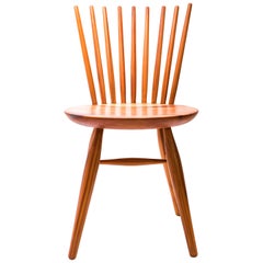 "Severino" Chair in Peroba Rosa Wood, Woodworking Brazilian Design