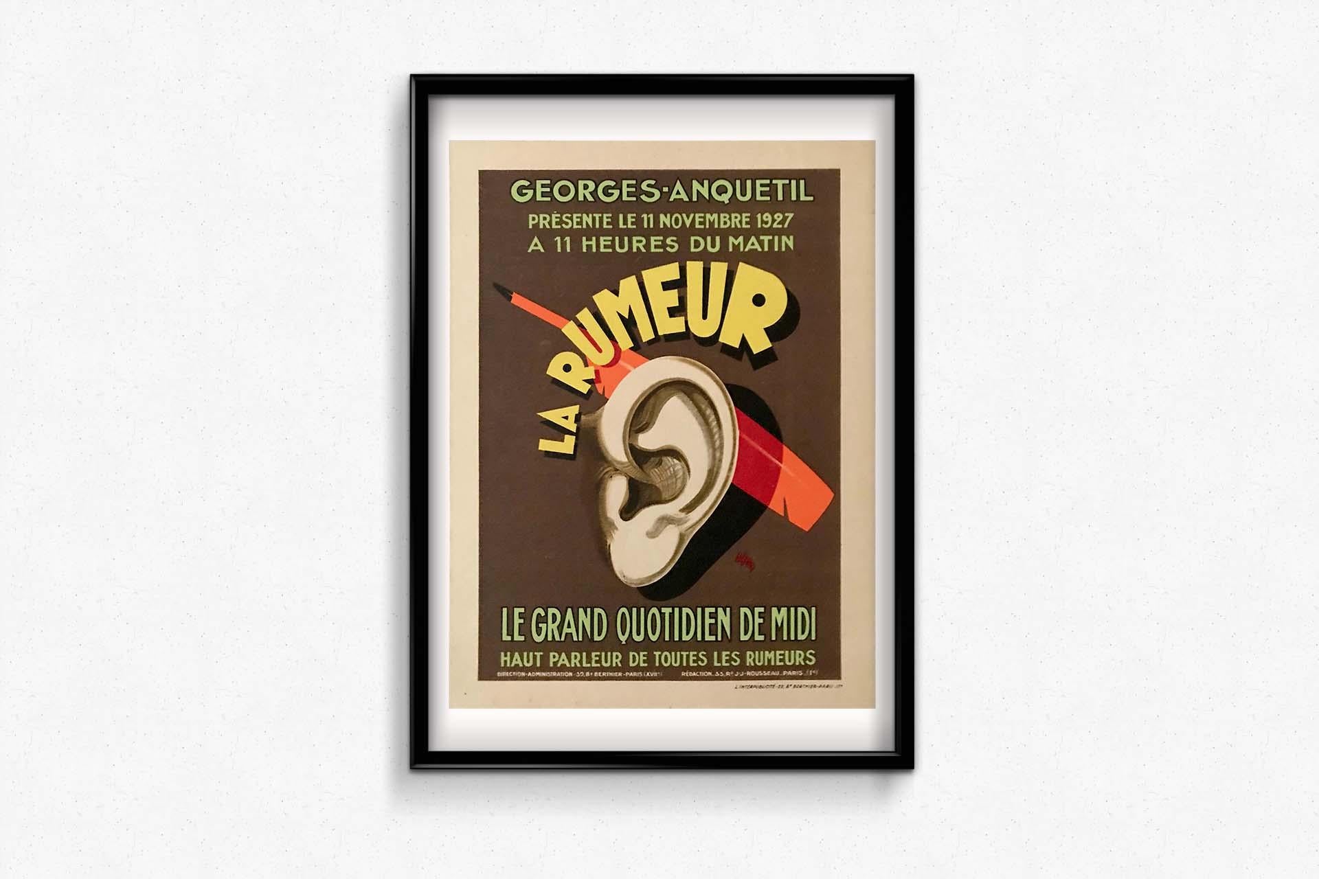 1927 original poster by Sepo for 