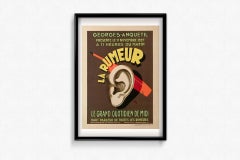 Cartel original de Sepo de 1927 para "La Rumeur".