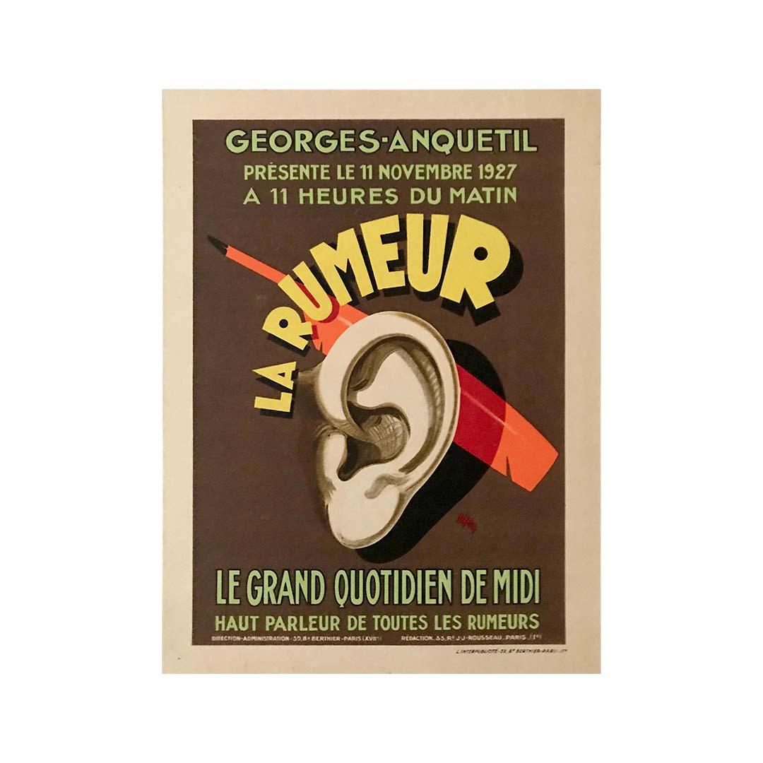 1927 original poster by Sepo for 