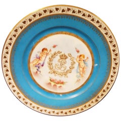 Sevres 1844 Louis Phillippe Cabinet Plate