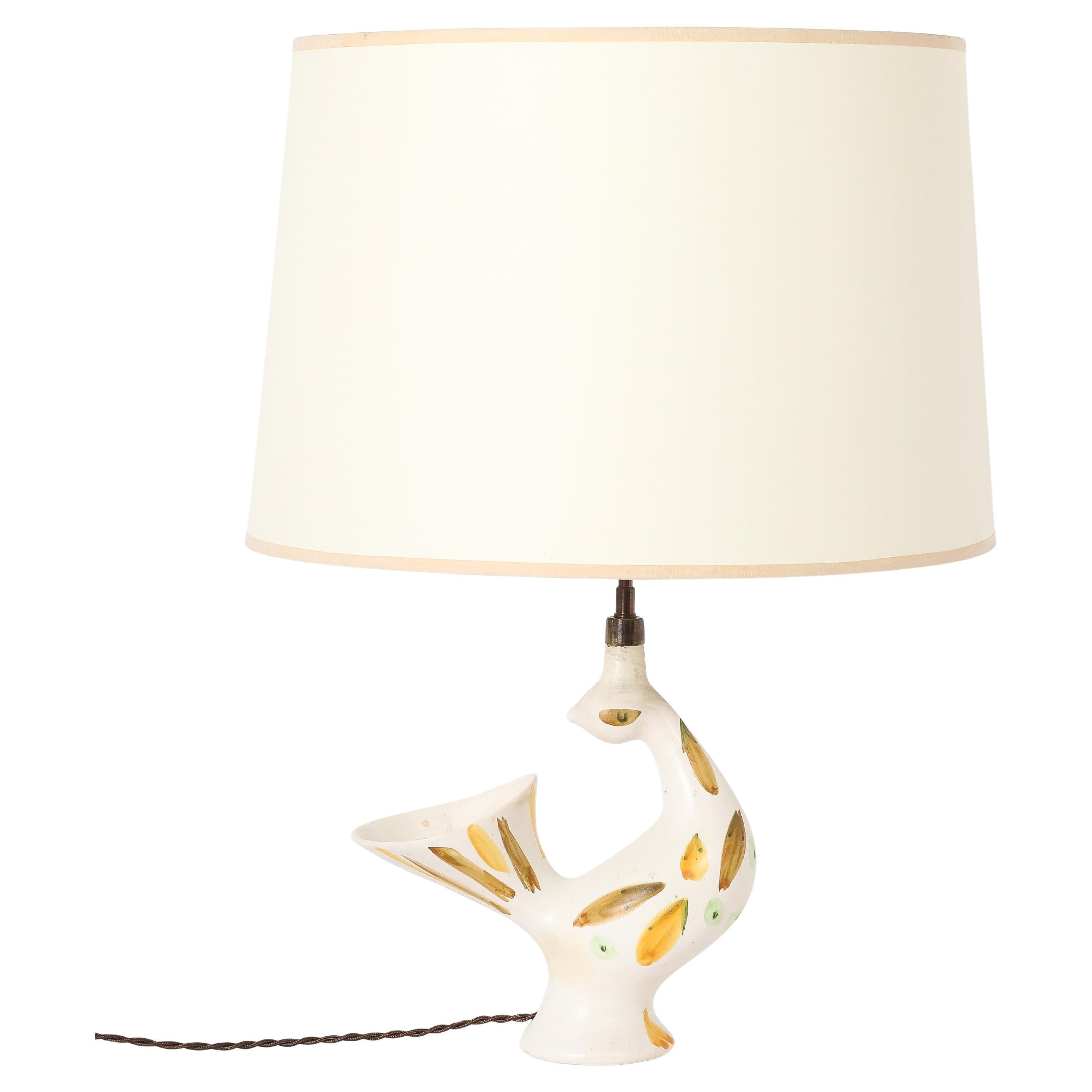 Lampada a forma di uccello astratto di Sèvres, Francia, anni 
50