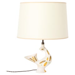 Sevres Abstract Bird Lamp, France 1950's