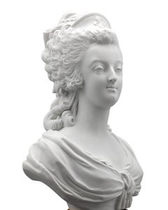 Sèvres Bisque Porcelain Busts of Louis XVI and Marie Antoinette