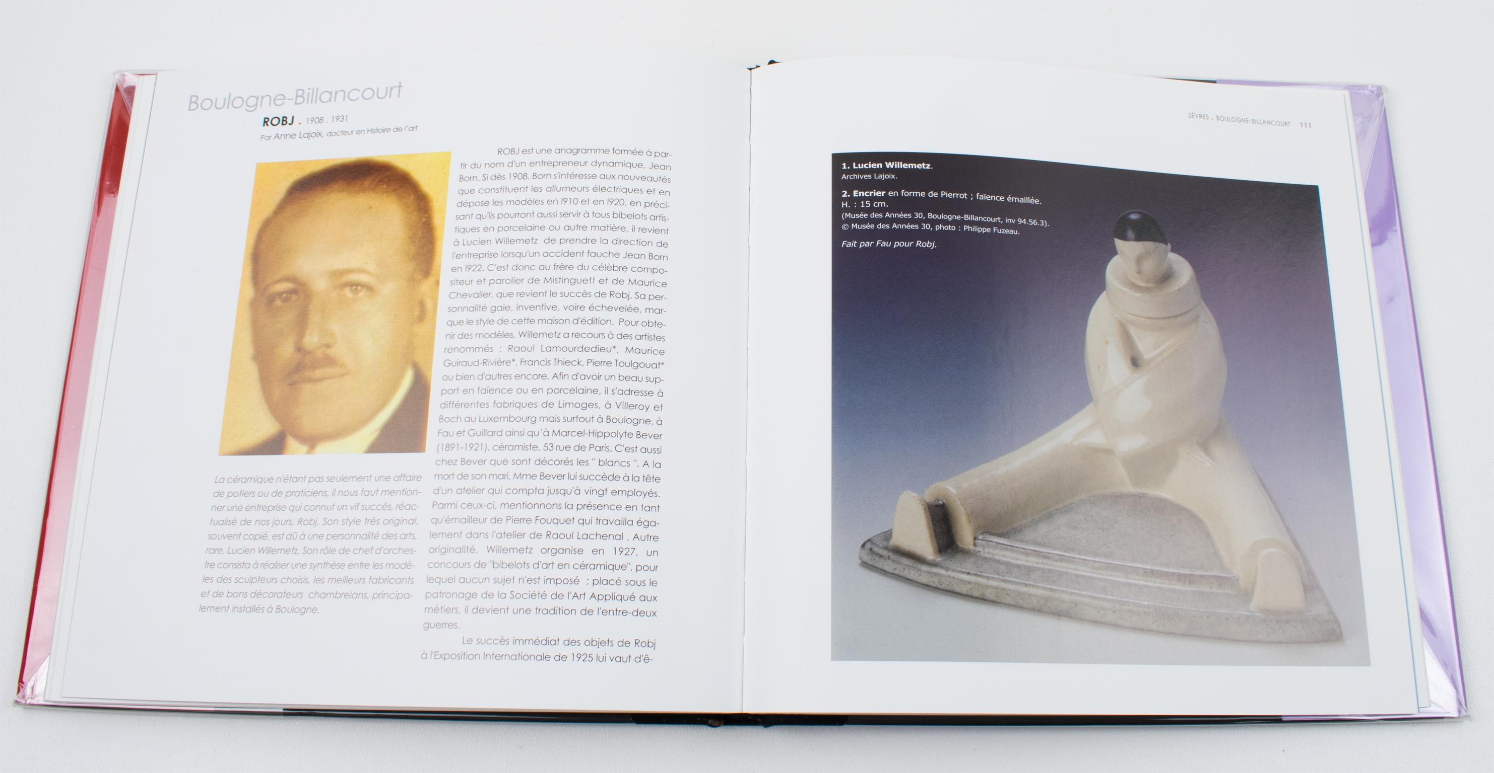 Sèvres Boulogne-Billancourt, céramique indépendante, livre français de F. Slitine 2007 en vente 3